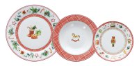 Art.No.ON070185969- Сервиз за хранене Коледни играчки от 