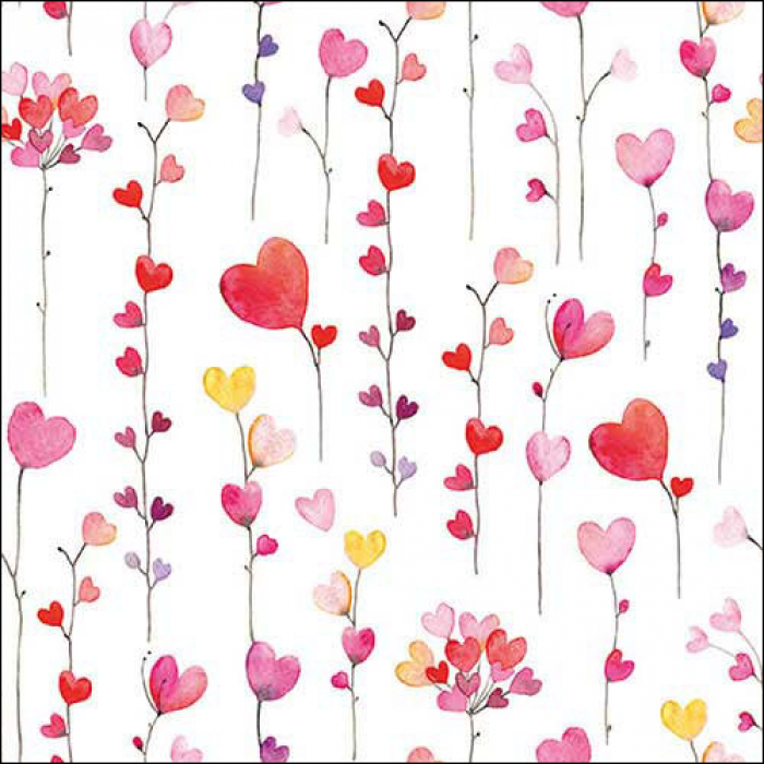 Салфетки  Hearts garlands