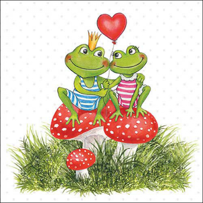 Салфетки Frogs in love