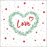 Art.No.13318487- Салфетки Lots of love red от 