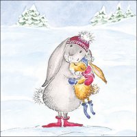 Art.No.33317845- Салфетки Snow rabbits от 