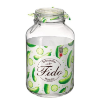 Art.No.KT110394- Буркан стъклен с клипс Fido 4л от 