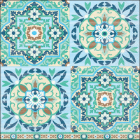 Art.No.13309315- Салфетки Tiles green от 