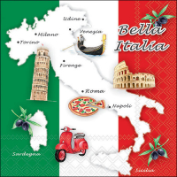 Art.No.13309355- Салфетки Bella italia от 