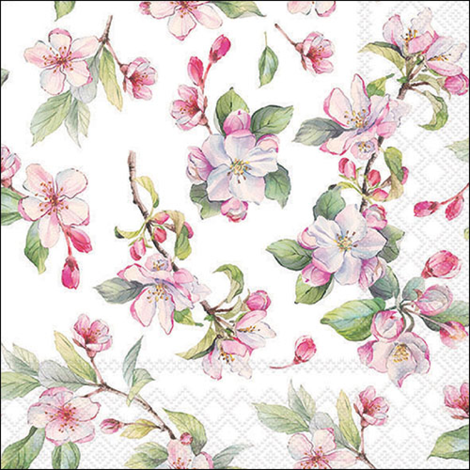 Салфетки Spring blossom white
