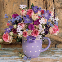 Art.No.13318265- Салфетки Mug with flowers от 