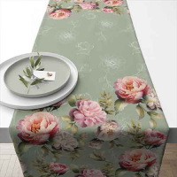 Art.No.16618130- Тишлайфер Peonies composition green от 