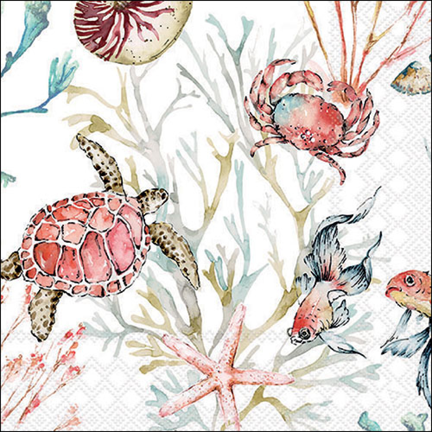 Салфетки Sea animals