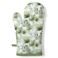 Art.No.16418215- Домакинска ръкавица за горещи съдове Jungle leaves white от 