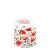 Art.No.19218640- Свещ Poppies and cornflowers от 