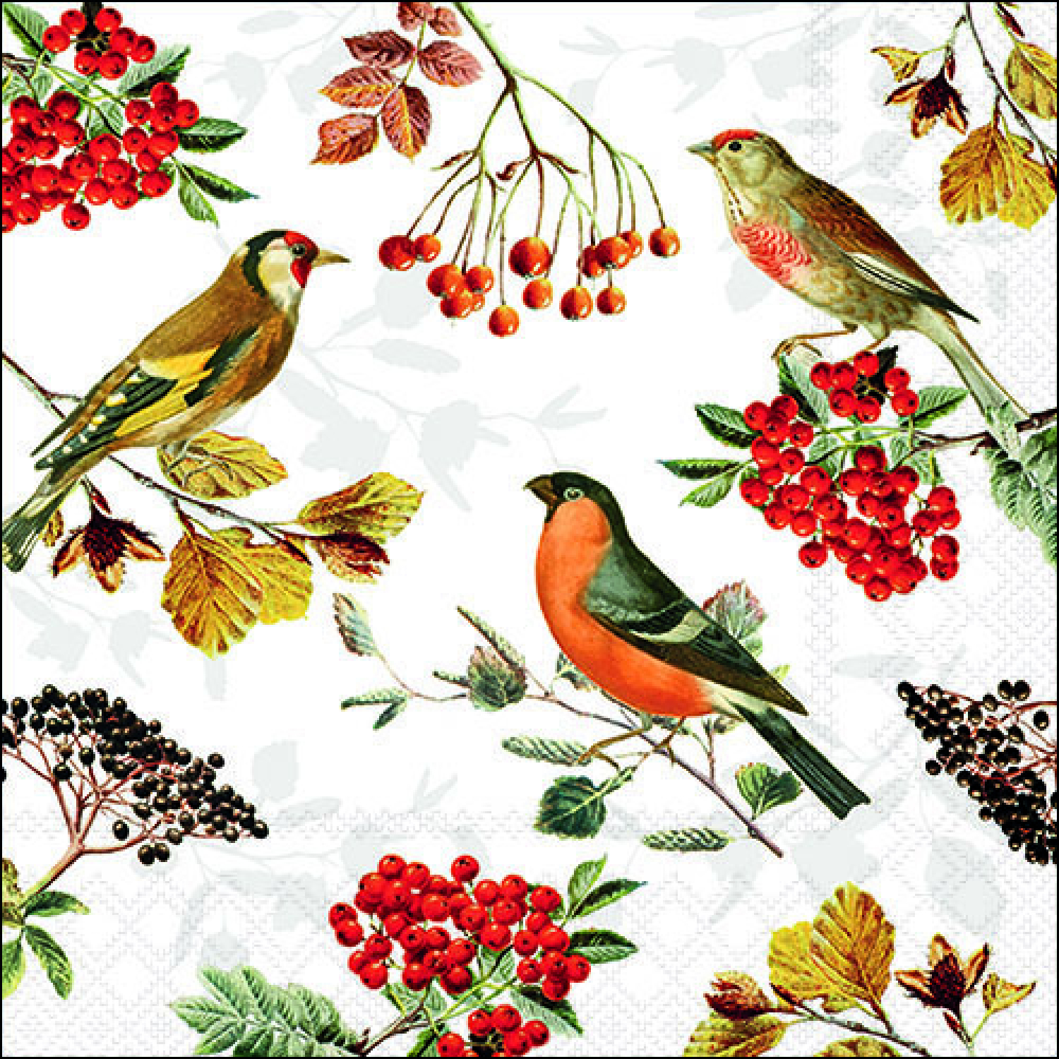 Салфетки Autumn birds