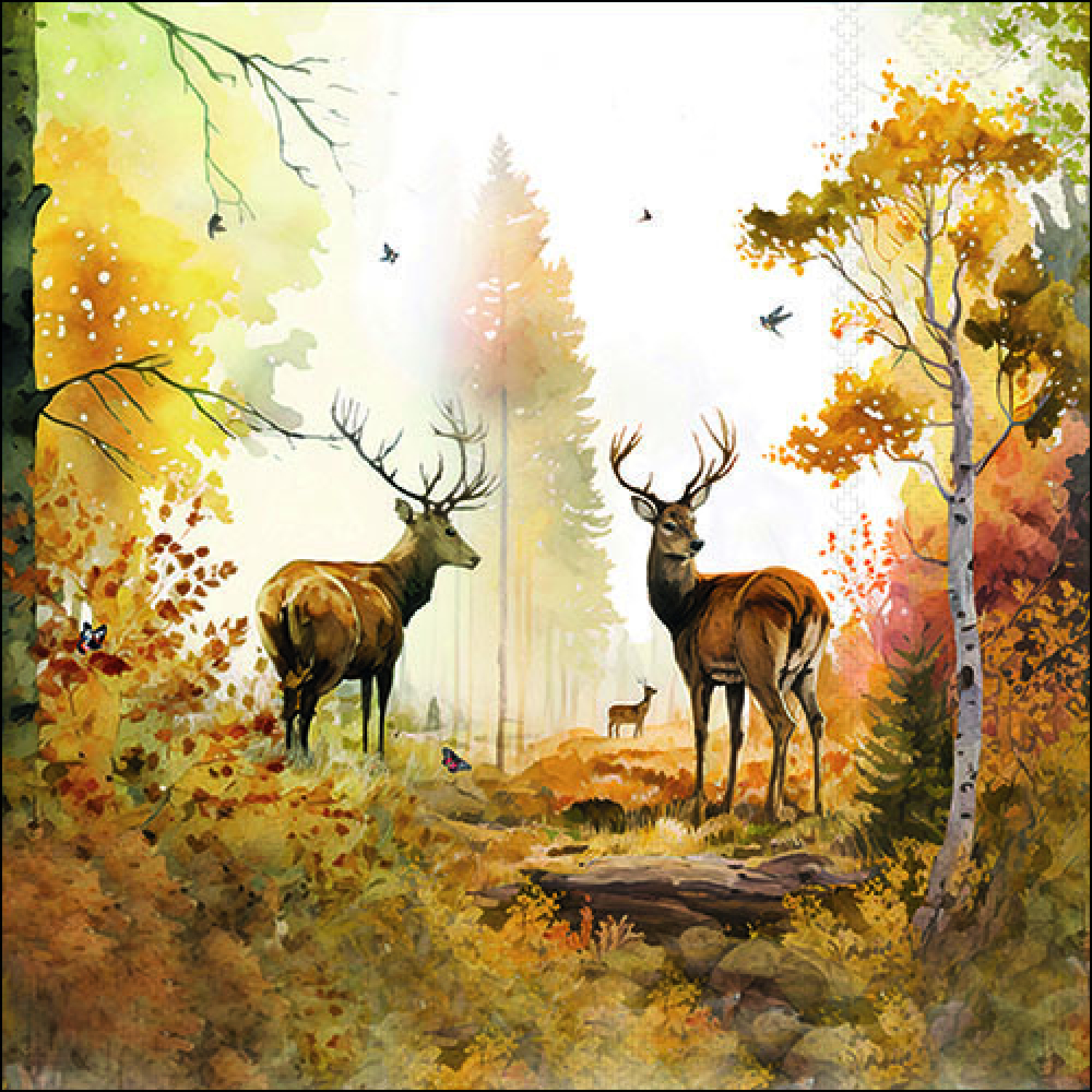 Салфетки Autumn forest