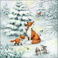 Art.No.33318925- Салфетки Fox in forest от 