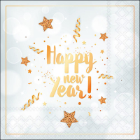 Art.No.33319135- Салфетки New Year glitter white от 