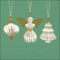 Art.No.33319286- Салфетки Paper ornaments sage от 