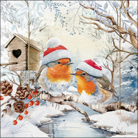 Art.No.33319475- Салфетки Robins in winterland от 