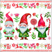 Art.No.33319815- Салфетки Gnomes fun от 