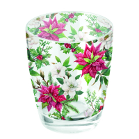 Art.No.34318875- Чаша за вода Christmas florals от 
