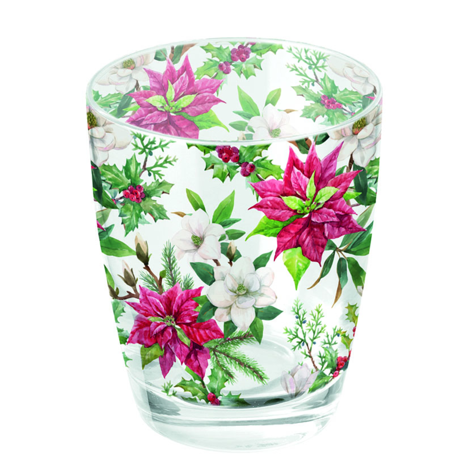 Чаша за вода Christmas florals