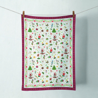 Art.No.37814765- Домакинска кърпа Ornaments all over red от 
