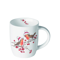 Art.No.38218865- Чаша Christmas robins white от 