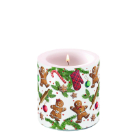Art.No.39218880- Свещ  малка Gingerbread cookies от 