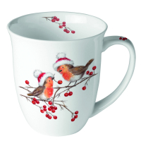 Art.No.38418865- Чаша Christmas robins white от 