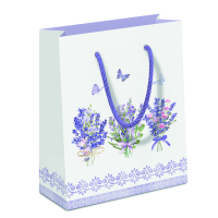 Art.No.11219735- Подаръчна торбичка  Lovely lavender white от 