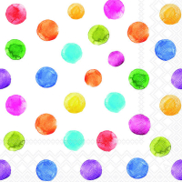 Art.No.13319315- Салфетки Polka dots white от 