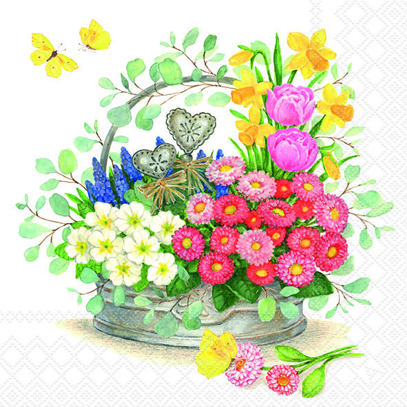 Салфетки Spring flowers decoration