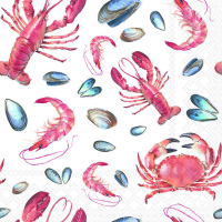 Art.No.13319485- Салфетки Sea life white от 
