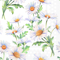 Art.No.13319545- Салфетки Beautiful daisies white от 