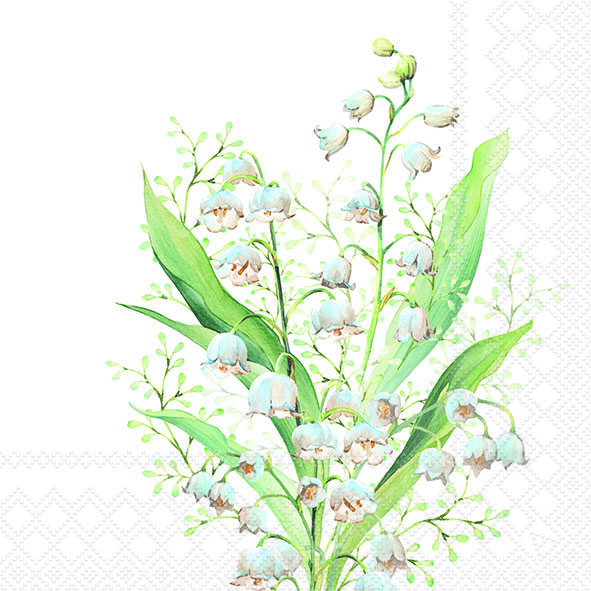 Салфетки Lily of the valley white