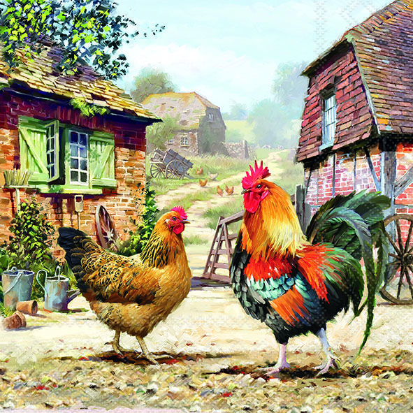 Салфетки  Rooster ranch