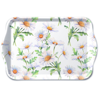 Art.No.13719545- Поднос меламин Beautiful daisies white от 