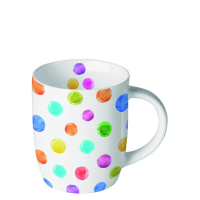 Art.No.18219315- Чаша Poka dots white от 