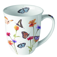 Art.No.18419335- Чаша Butterfly garden white от 
