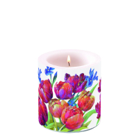 Art.No.19219310- Свещ Tulips of joy от 