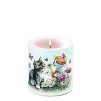 Art.No.19219355- Свещ Kittens in flower field от 