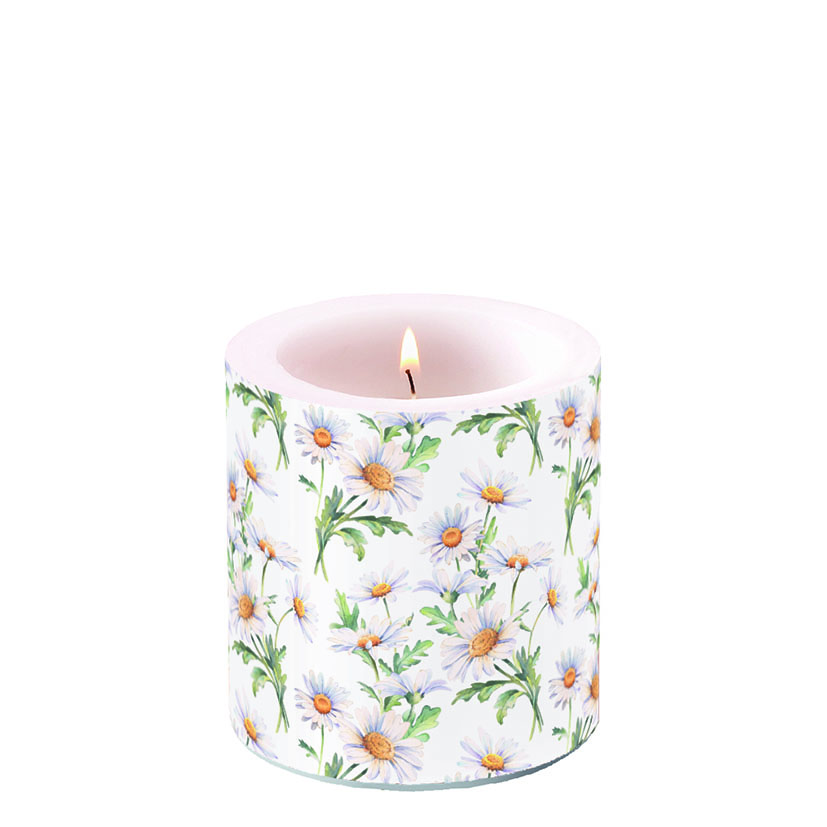 Свещ Beutiful daisies white