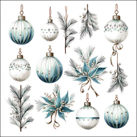 Art.No.33319987- Салфетки Hanging decorations silver от 