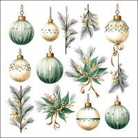 Art.No.33319985- Салфетки Hanging decorations green от 