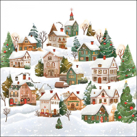 Art.No.33320145- Салфетки Winter village от 