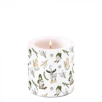 Art.No.39220190- Свещ Forest gnomes white от 