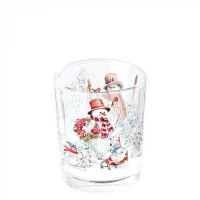 Art.No.37320095- Свешник за чаена свещ Sporty snowman от 