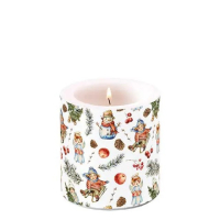 Art.No.39220135- Свещ Playing outside white от 