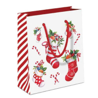 Art.No.31220200- Торбичка X Mas stockings white от 