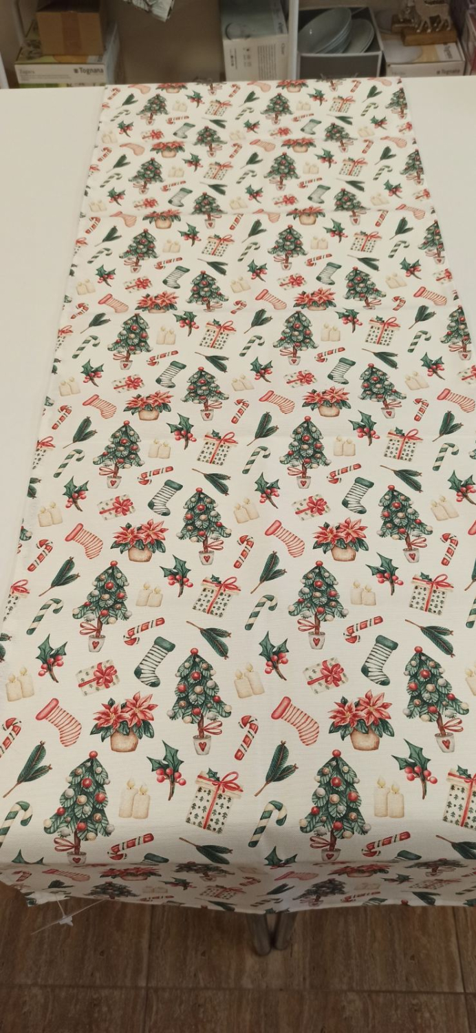 Тишлайфер хидрофобиран плат десен Коледни Елементи