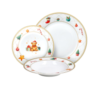 Art.No.186183- Сервиз за хранене 18 части Olimp. new christmas fairy tal от 